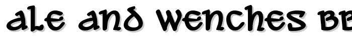 Ale and Wenches BB Bold font